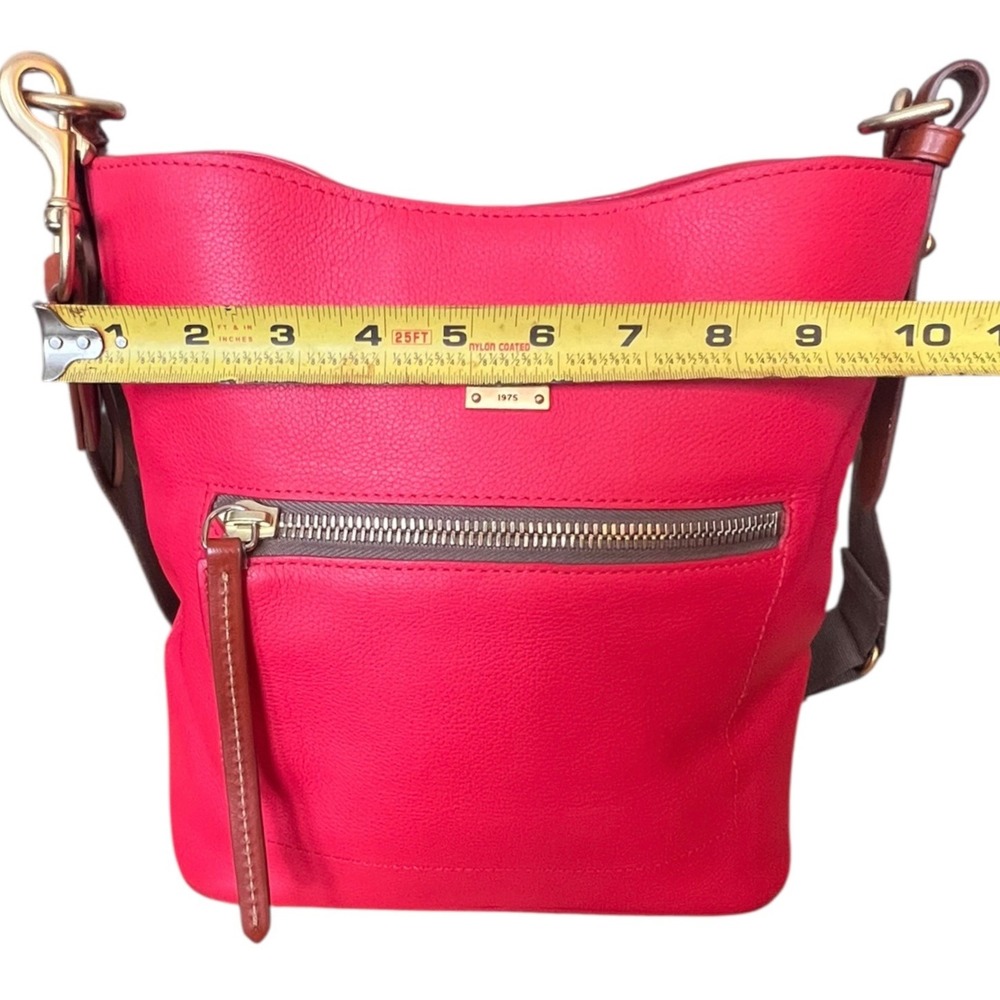 Dooney & Bourke Pebble Grain Small Kiley Crossbody Red Leather Bag‎ - Picture 9 of 16